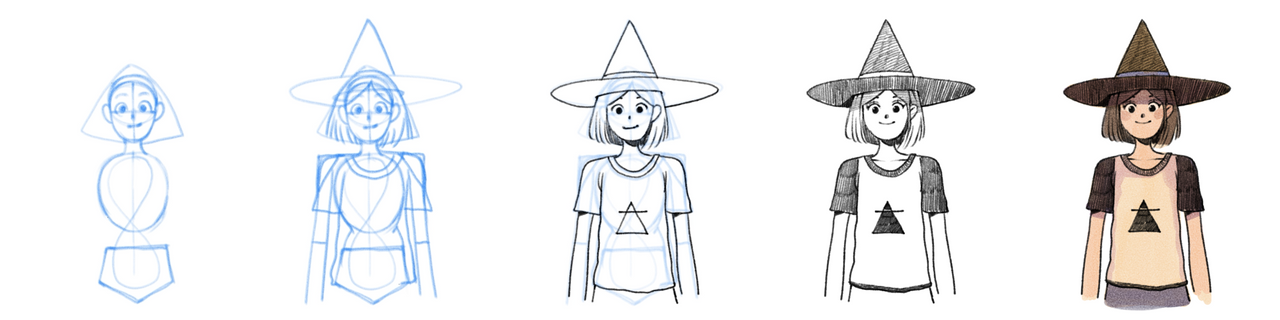 Tutorial Draw A Witch With Simoneferriero By Team On Deviantart Tutorial Draw A Witch With Simoneferriero By Team On Deviantart