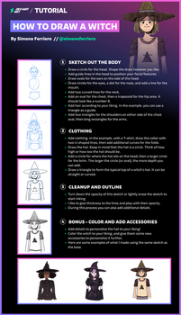 Draw a Witch with simoneferriero