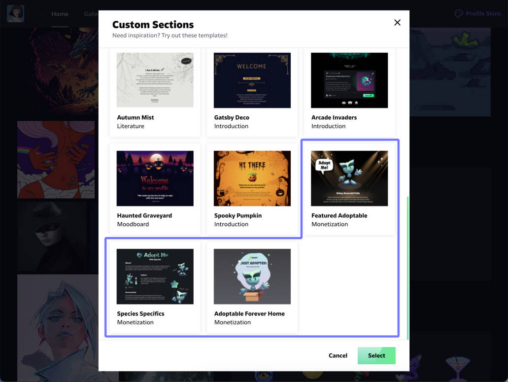 Show Off Your Adoptables With New Features By Team On Deviantart Show Off Your Adoptables With New Features By Team On Deviantart