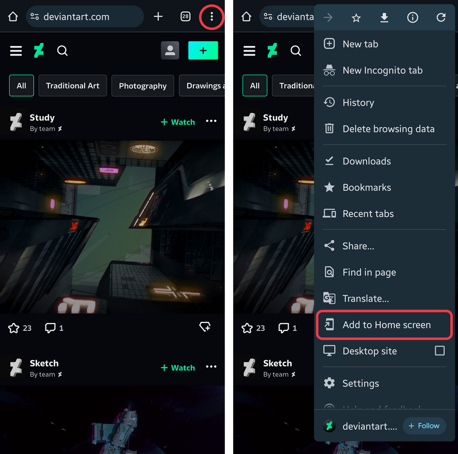 Try the new cross-platform DeviantArt app! by team on DeviantArt