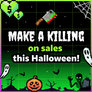 Make a killing on sales this Halloween!