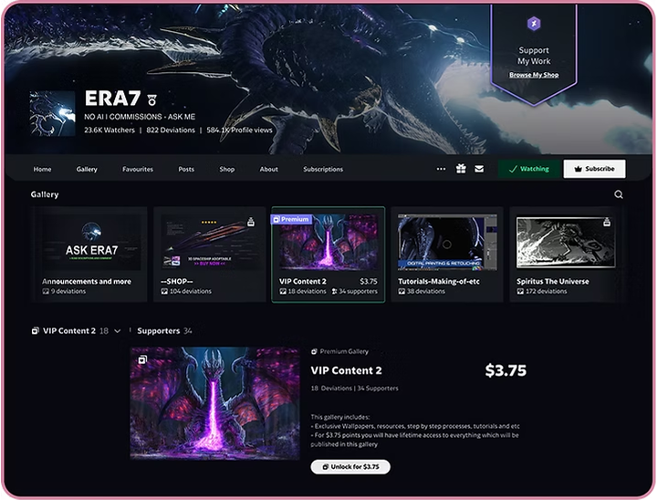 Premium Gallery screenshot