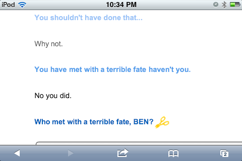 Talking to clever bot about Ben Part 8