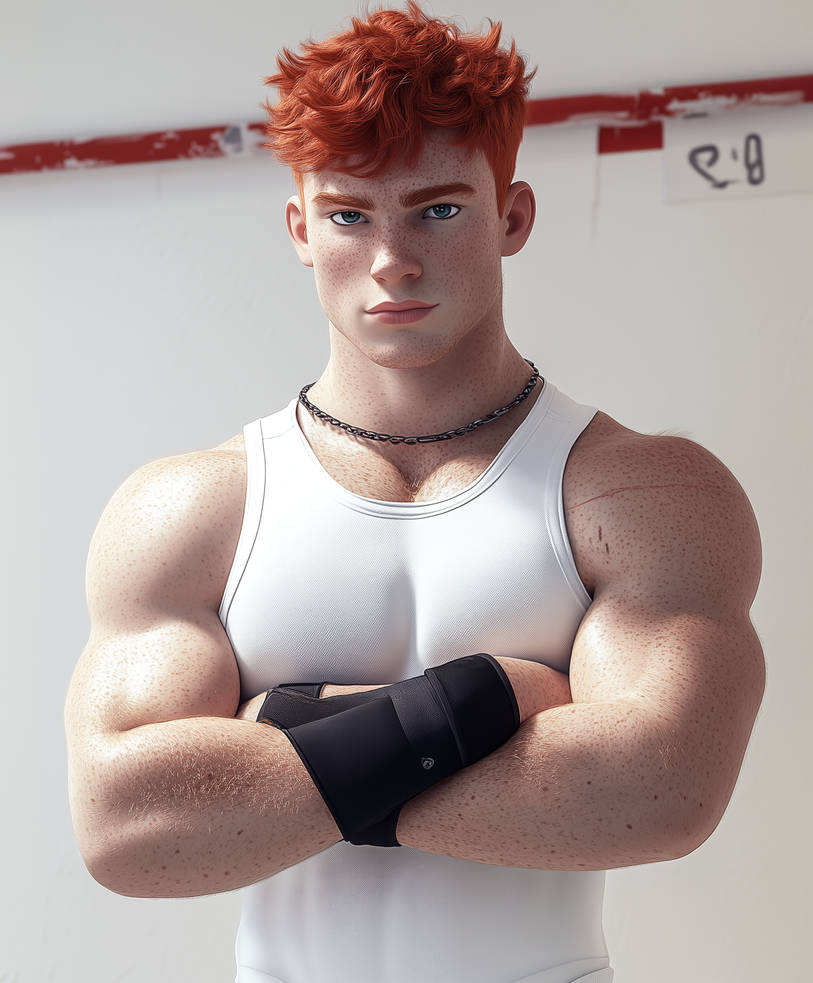 Buff Red Body Buff redhead.4 (Pixar style) by MarcoFritz on DeviantArt