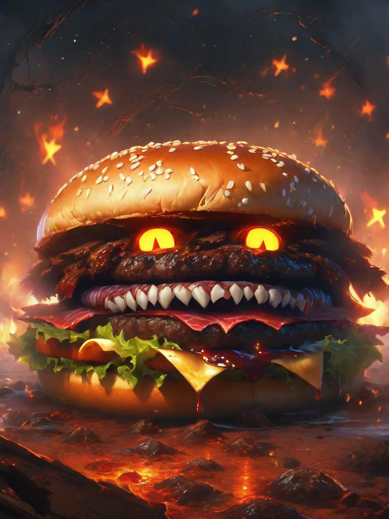 Hungry Buger Magic Ruler The Hungry Burger by Elka9000 on DeviantArt