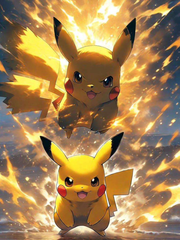 Pikachu Using Pikachu use Double Team! by Elka0815 on DeviantArt