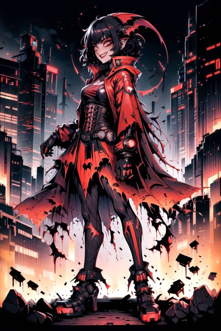 Future Vampire Cyberpunk Vampire #2 by Elka0815 on DeviantArt