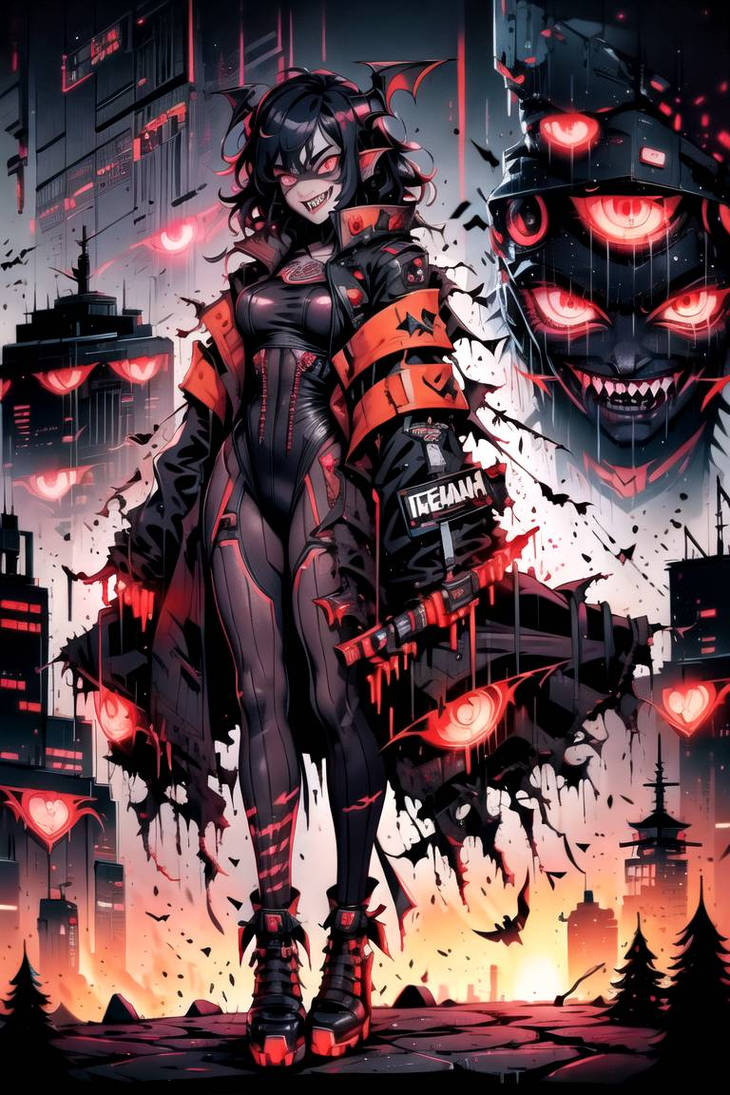 Future Vampire Cyberpunk Vampire #3 by Elka0815 on DeviantArt