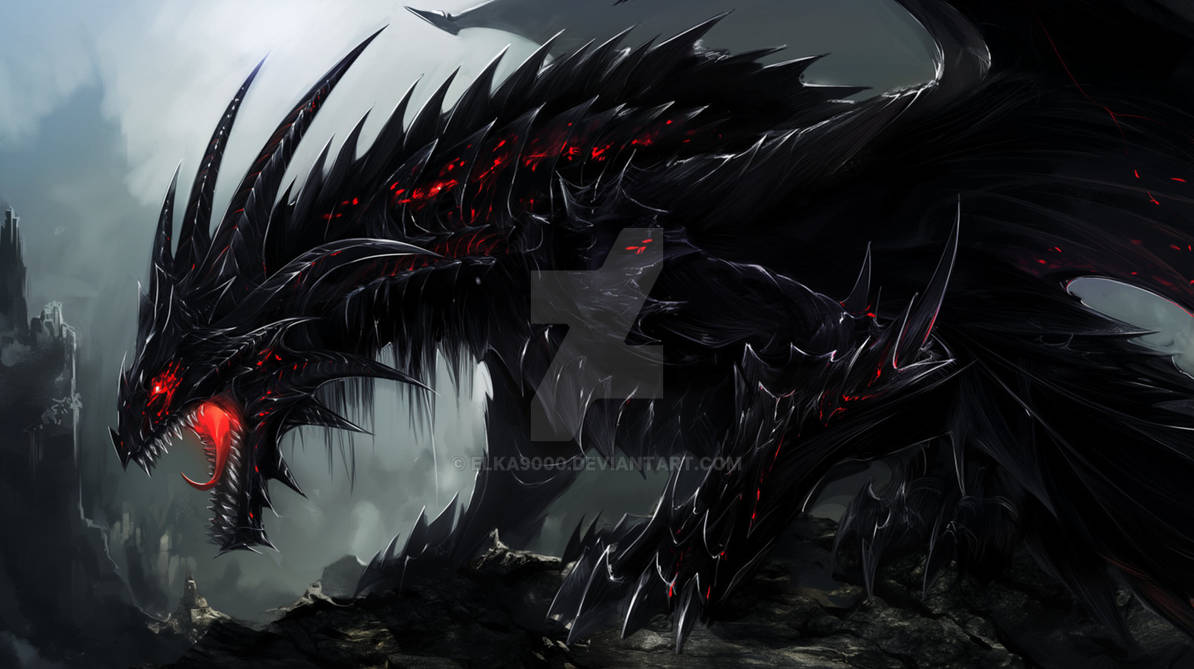 Shadow Dragon 1 by Elka9000 on DeviantArt