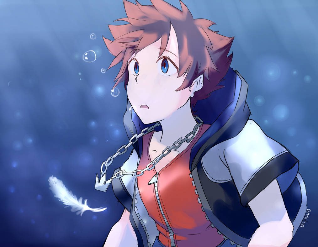 Sora Underwater by Melnhia on DeviantArt