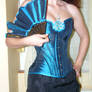 Blue Medallion Corset
