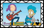 FNAFHS stamp Bon x Bonnie fan #FNAFHS by StarBlue960