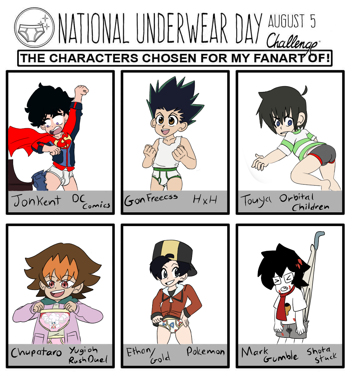 National Underwear Day Challenge by Donaritago on DeviantArt