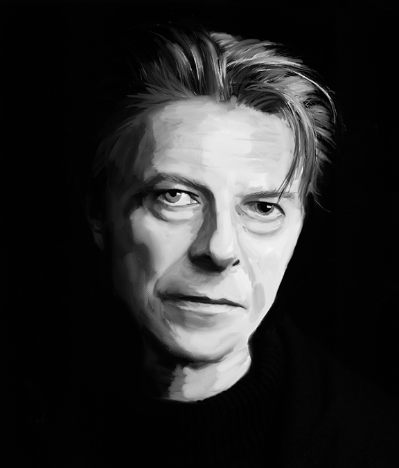 David Bowie - digital painting