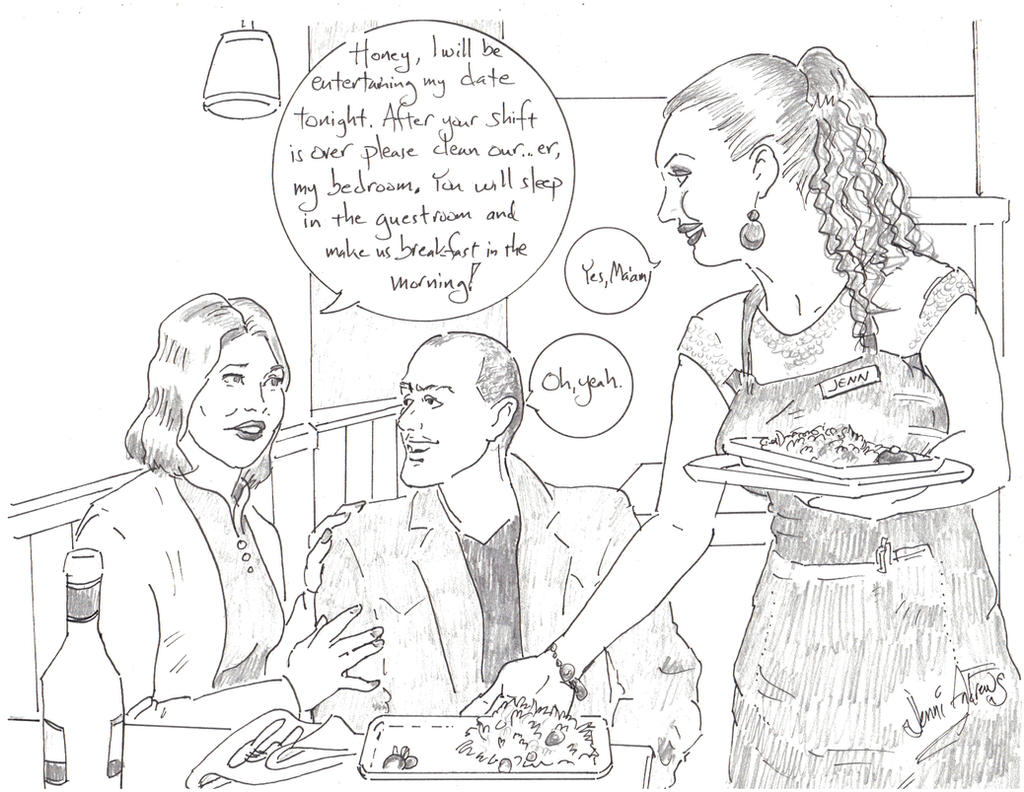 Script Being Waitress My Shift as a Waitress by Jenniandrews on DeviantArt