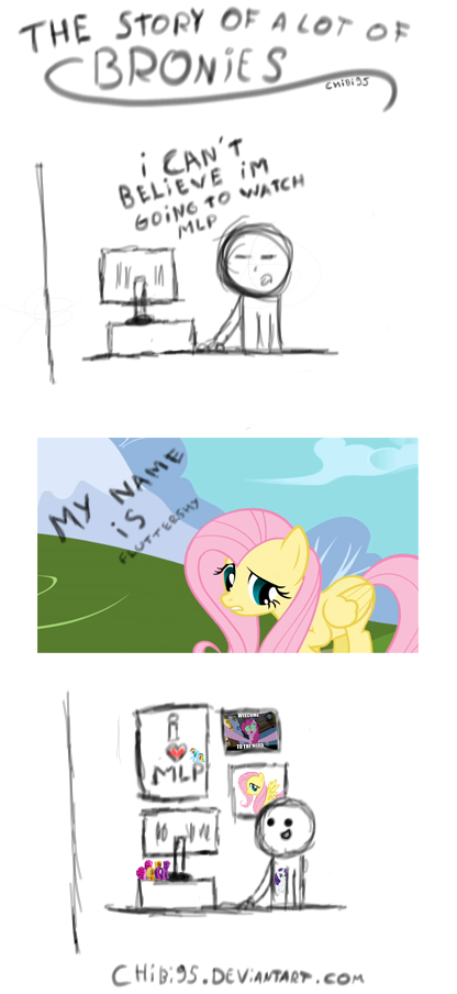 the story of a lot of bronies