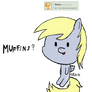 chibi pony: lil derp eyed filly