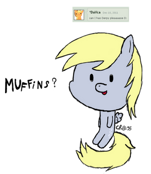 chibi pony: lil derp eyed filly