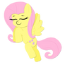 -Paper Fluttershy- giggling in the air