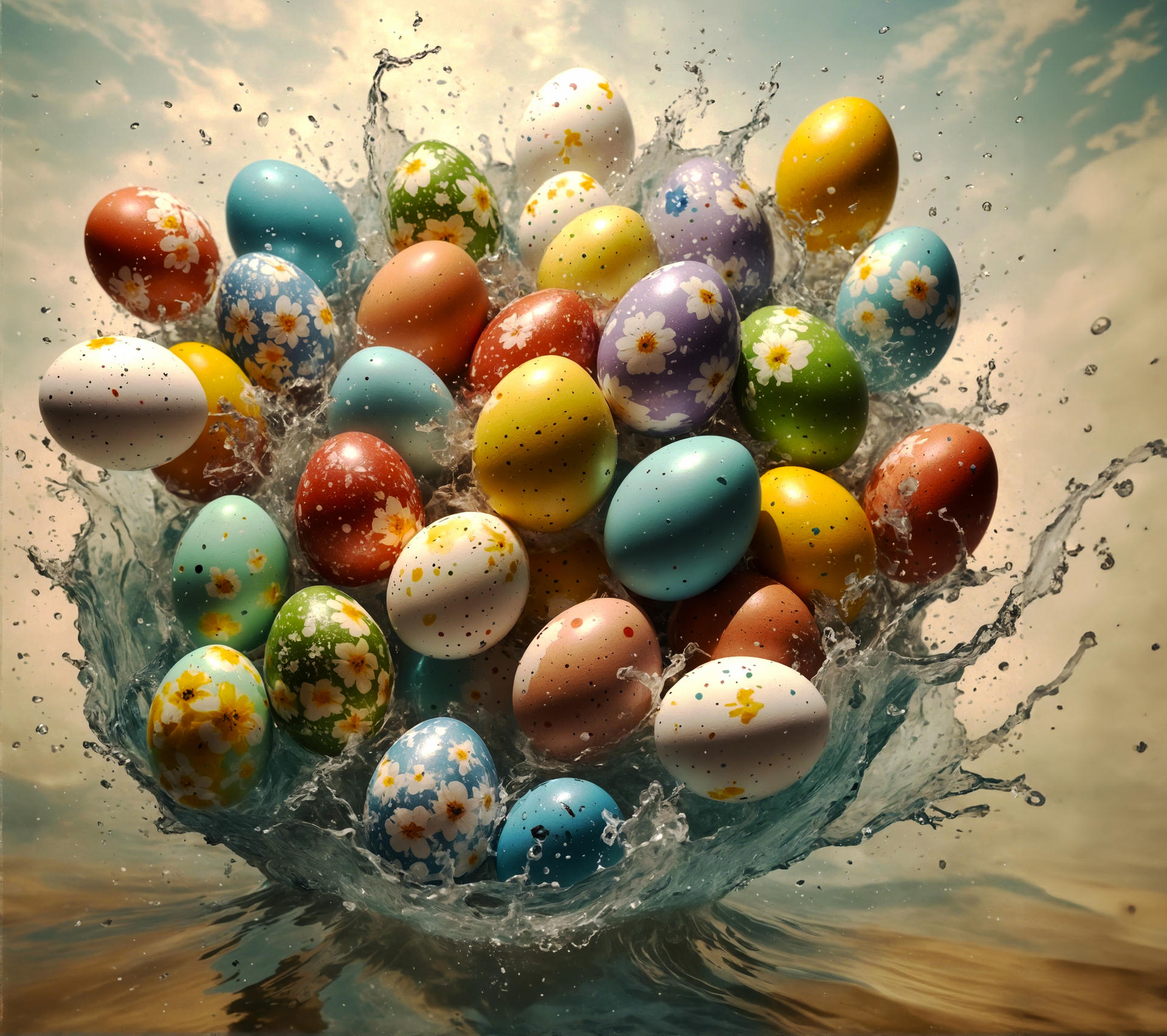 Easter Color Splash Easter Splash by FragmentedDream on DeviantArt