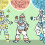 Que-Tee and all her Current Alt Forms Ref