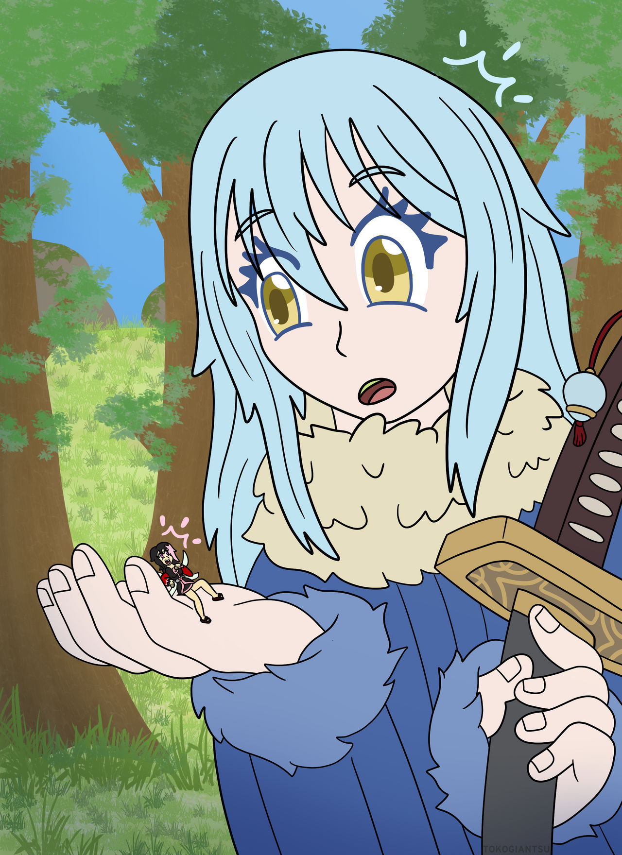 GT -COM - Rimuru and Duni - Bday art for FairyDuni