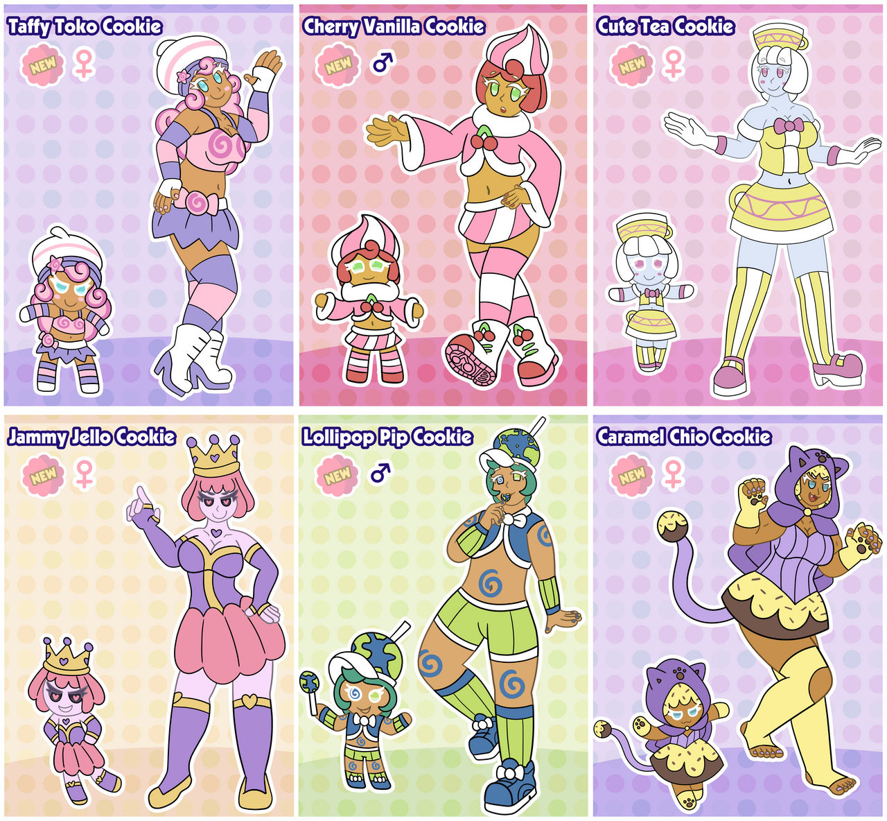 Ref - Cookie Run AU - My OCs as Cookies