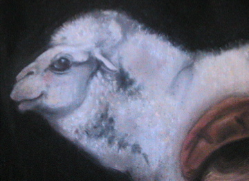 Chalk Art Lamb