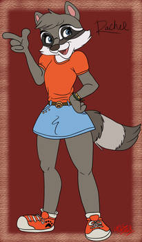 Ja-newary Day 1:Grown-Up Rachel Raccoon Reupload