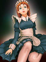 Annette Fantine Dominic in Maid Uniform