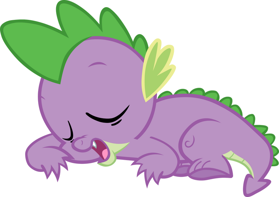 Sleeping Spike Vector by scrimpeh