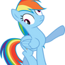Wall-eyed Rainbow Dash Vector