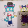 Chester Cat and Miss Kitty
