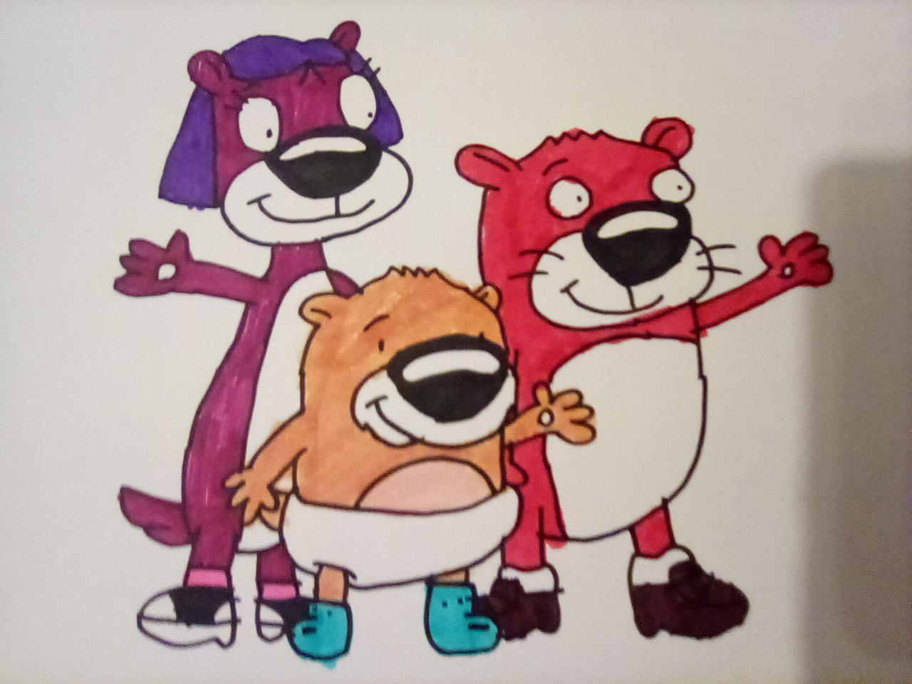 PB and J Otter Drawing by FurryAnimal66 on DeviantArt