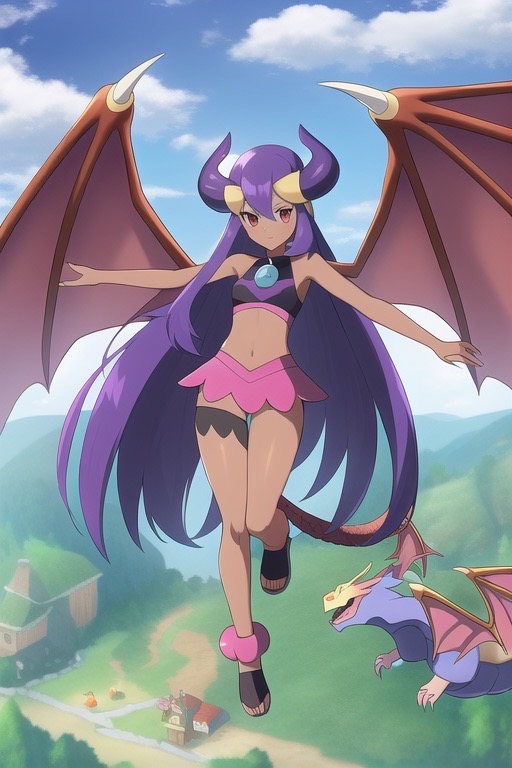 Dragon Iris Turns into a Cute girl 😍
