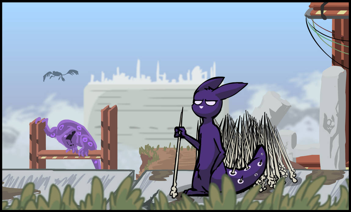 Rain World Spear master funart by Fakkom on DeviantArt