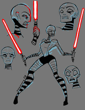 Asajj Ventress sketch stuff