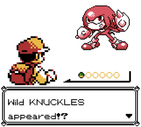 Knux in Red/Blue!?