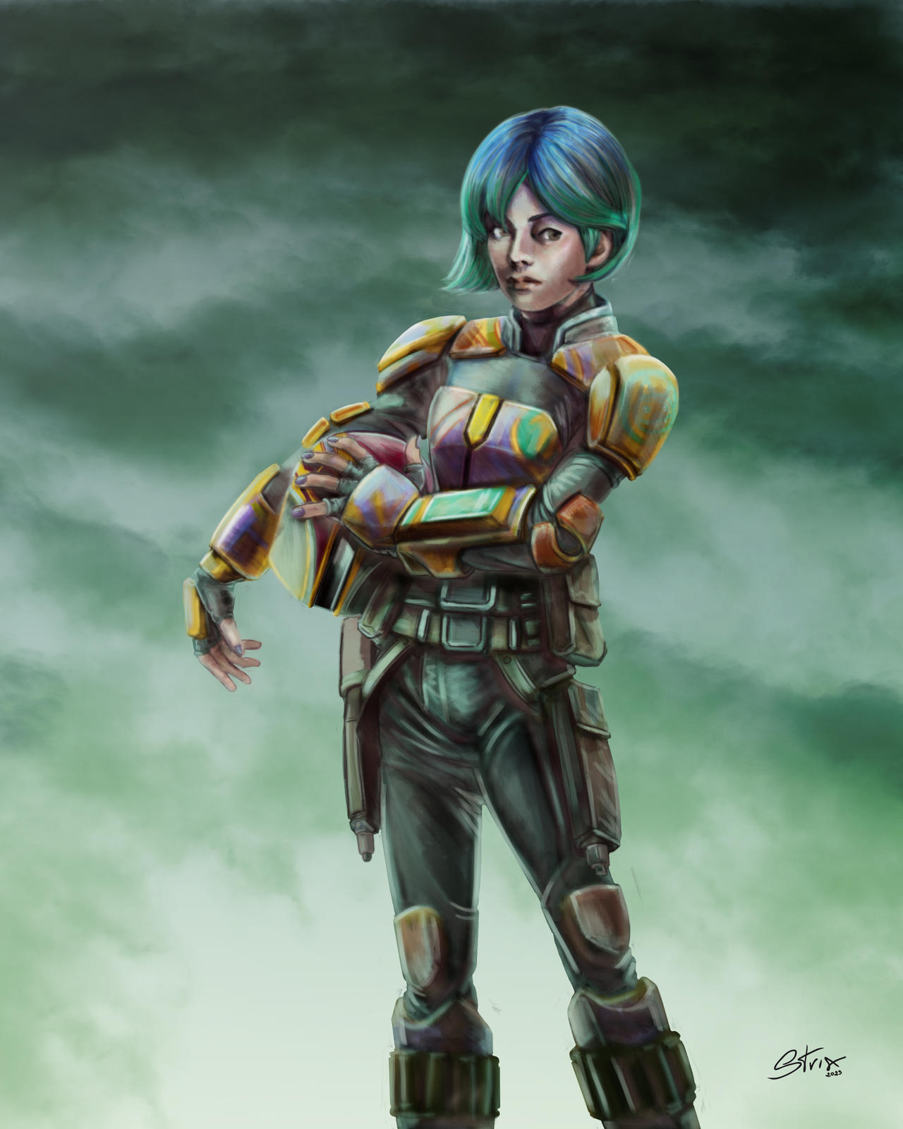 Sabine Robotization Deviantart Sabine Wren by SMMarenco on DeviantArt