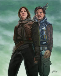 Jyn and Cassian