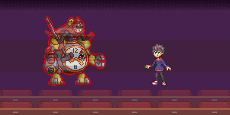 Digimon Ghost Game: Clockmon and Hiro by Fenrimon on DeviantArt