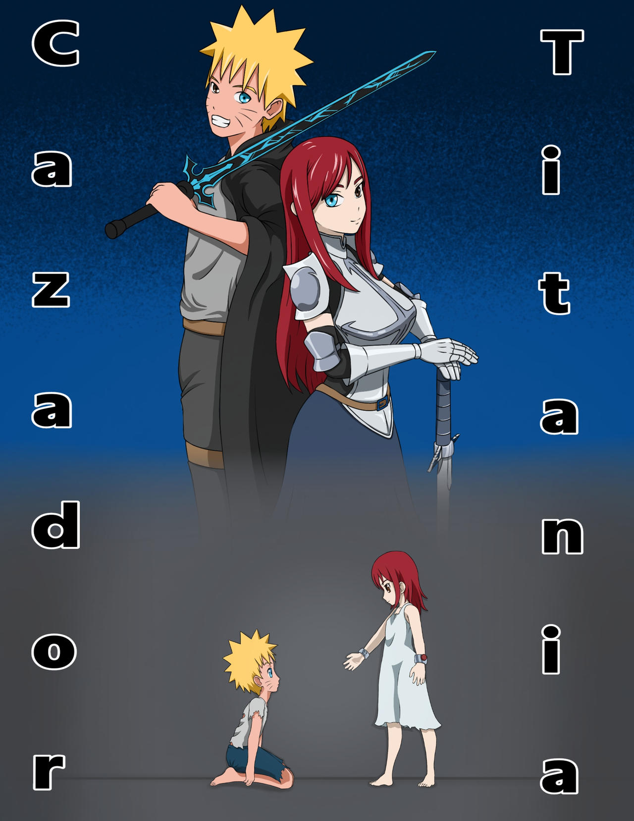 Naruto Uzumaki x Erza Scarlet by 20cruz02 on DeviantArt