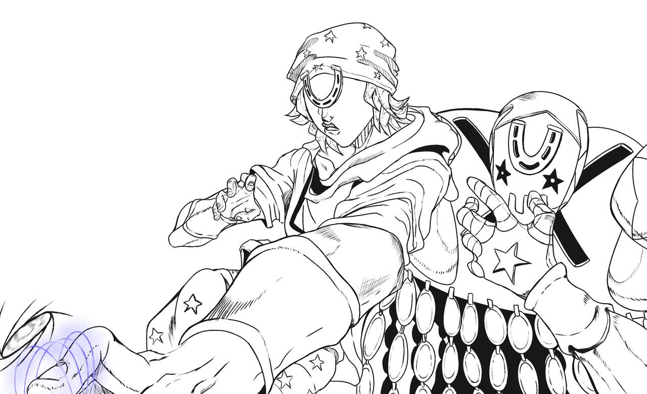 Fanart Johnny Joestar and Tusk act 4 by tioninja on DeviantArt