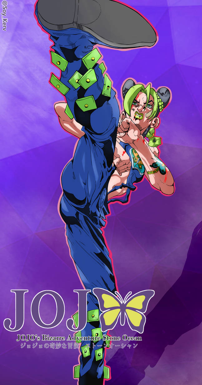Jolyne Kujo (Anime style) by SoyKerv on DeviantArt