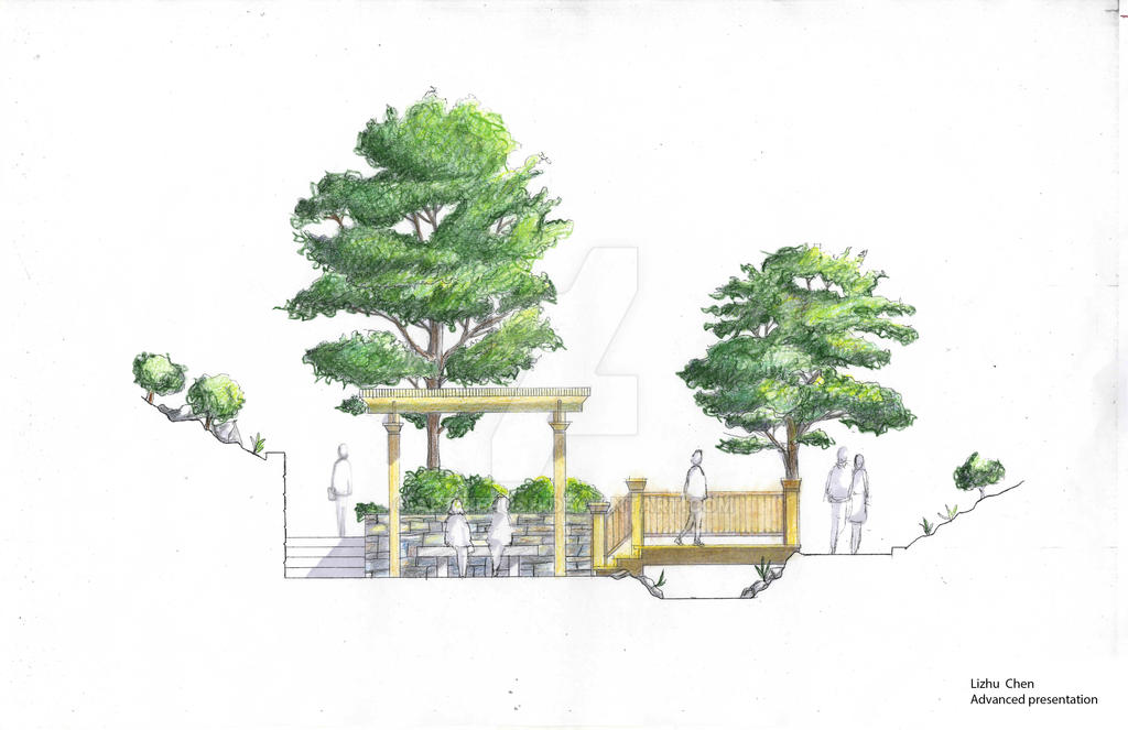 Hand Rendered Section Drawing by ArtzieRush on DeviantArt