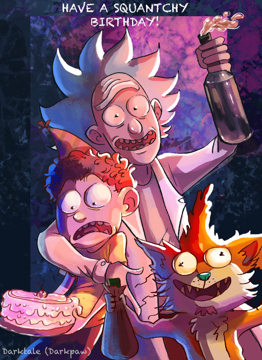 Rick And Morty Happy Birthday By Darkpaw2001 On Deviantart Rick And Morty Happy Birthday By Darkpaw2001 On Deviantart