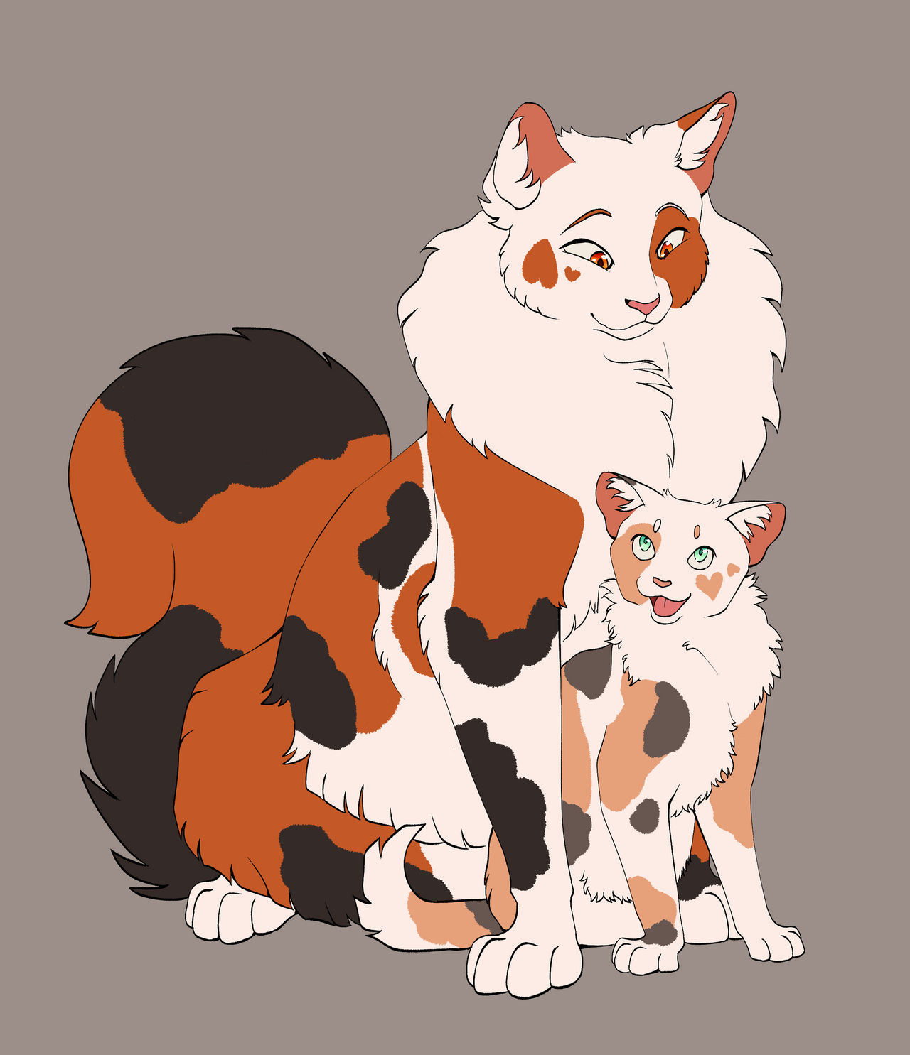 Sorelltail Sorreltail and Poppykit by harriers on DeviantArt