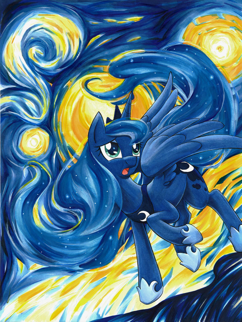 Luna's Starry Night