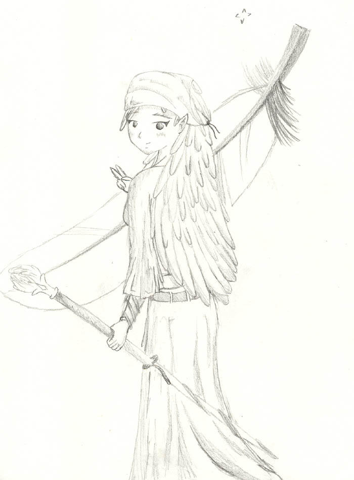 Feathered Hair by kaoavel on DeviantArt