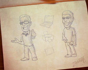 Caricatures sketch